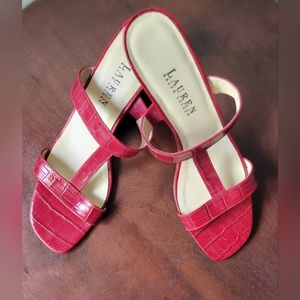 Ralph Lauren Red sandals 8AA